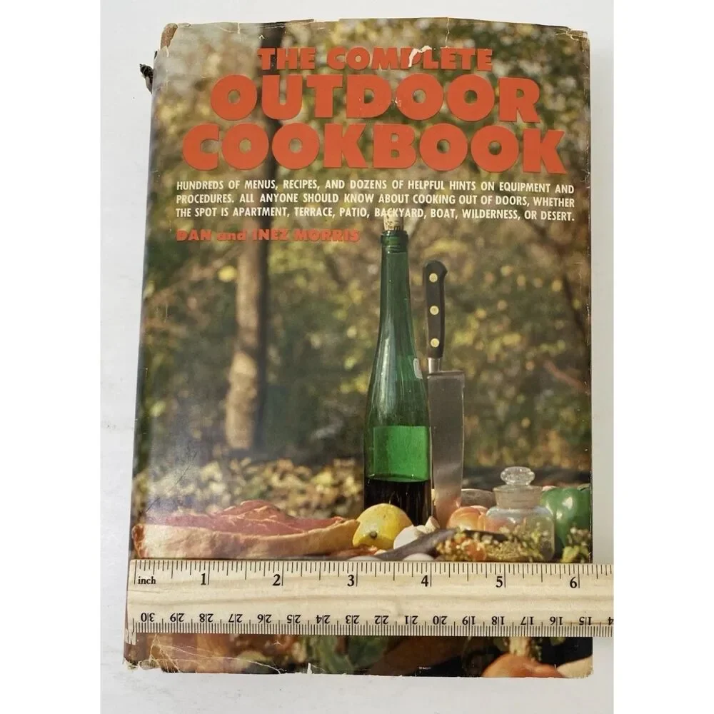 THE COMPLETE OUTDOOR COOKBOOK Dan Inez Morris Vtg 1970 DJ Picnic Camping Recipes